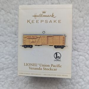 Hallmark Keepsake Lionel Yellow Train Ornament